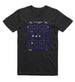 pac-man chomping t-shirt black retro gamer tee