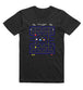 pac-man chomping t-shirt black retro gamer tee