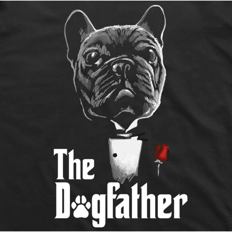 Silk Road Tees The Dogfather T-Shirt - Funny Pet Lover Gift, Men's Black Tee (XXXXX-Large) - View #6