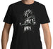super saiyan power-up t-shirt black dragon ball z anime tee cotton