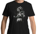 super saiyan power-up t-shirt black dragon ball z anime tee cotton