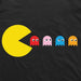 pac-man retro t-shirt black 80s arcade gamer tee