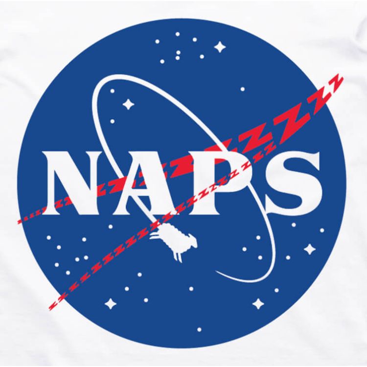 naps t-shirt white funny sleep lover tee