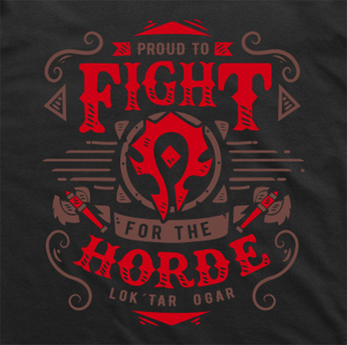 TShirt-People Horde Symbol Logo T-Shirt Herren – 100% Baumwolle, Regular Fit, Digitaldruck
