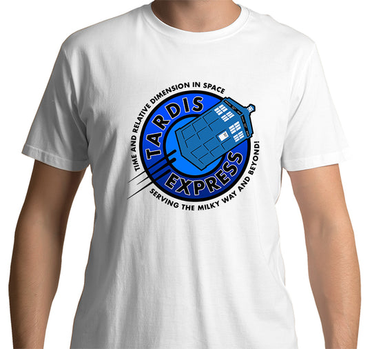 tardis express t-shirt white doctor who tee