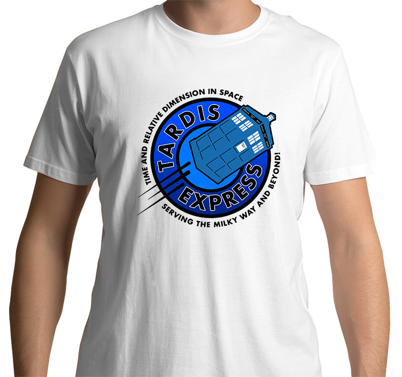 tardis express t-shirt white doctor who tee