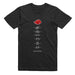 naruto akatsuki t-shirt black red cloud anime tee