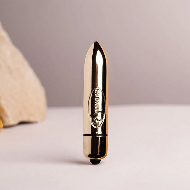 Rocks-Off RO-80mm Bullet Vibrator - Champagne Gold