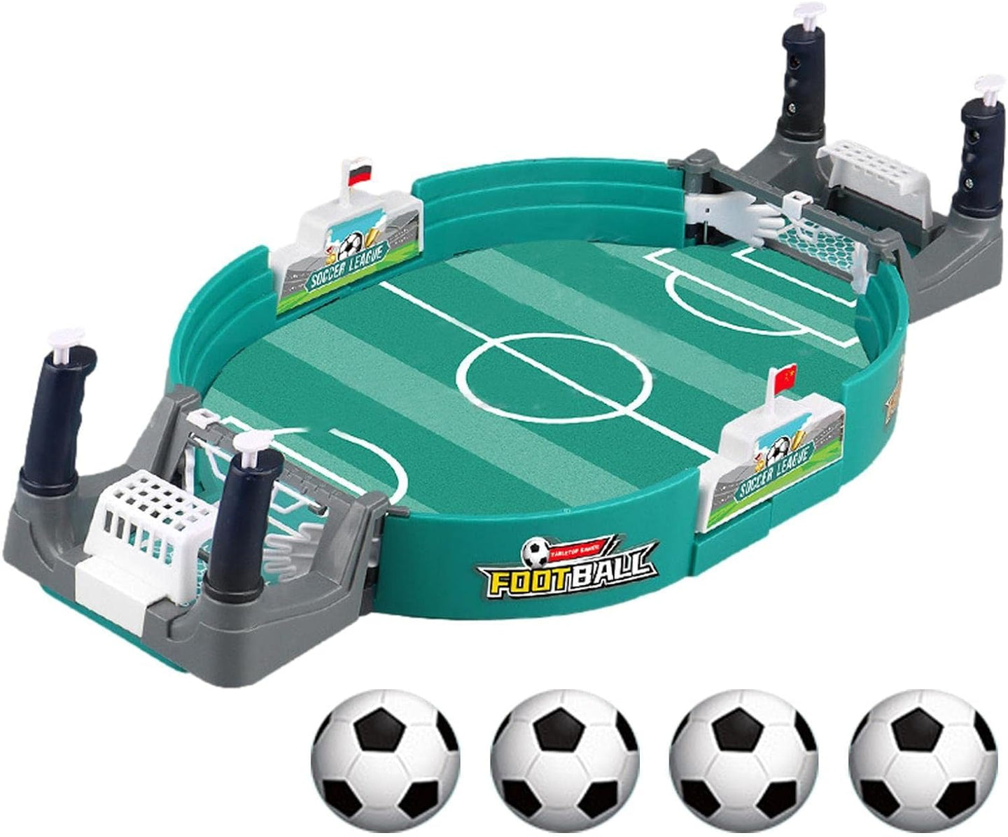 Tabletop Football Toy Set With 4 Balls