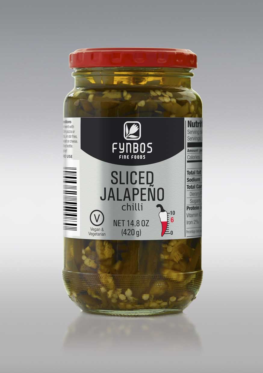 Fynbos Sliced Jalapeno Chilli 420g