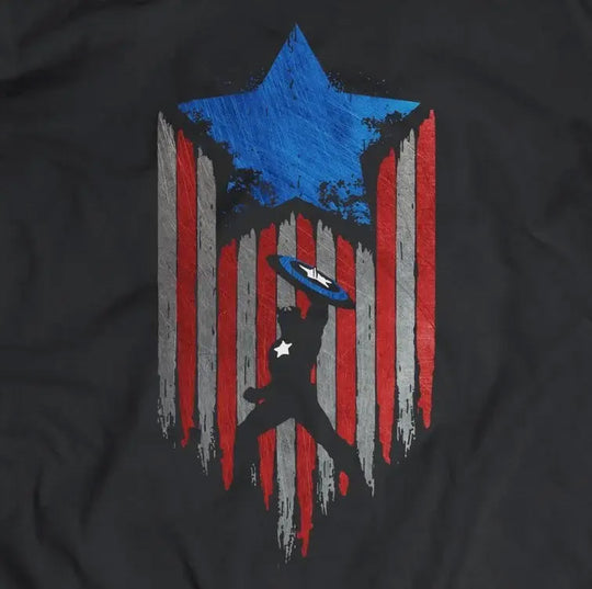 Avengers Captain America T-shirt (Black)