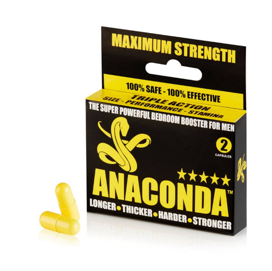 Anaconda Capsules Bedroom Booster For Men (2 Pack)