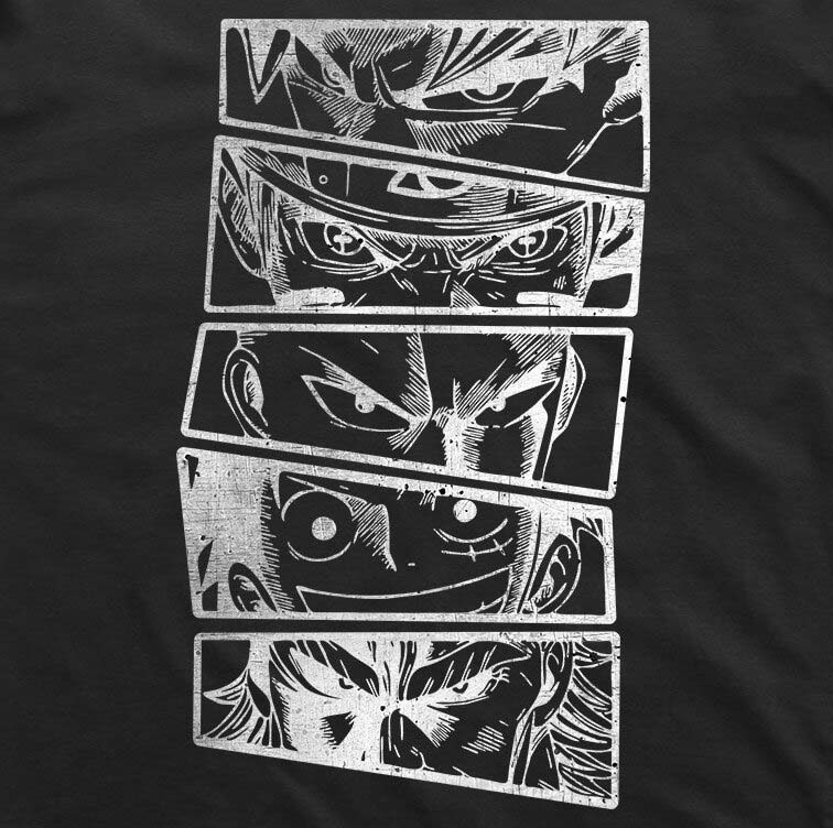 Anime Heroes V2 Short Sleeve T-shirt (Black)