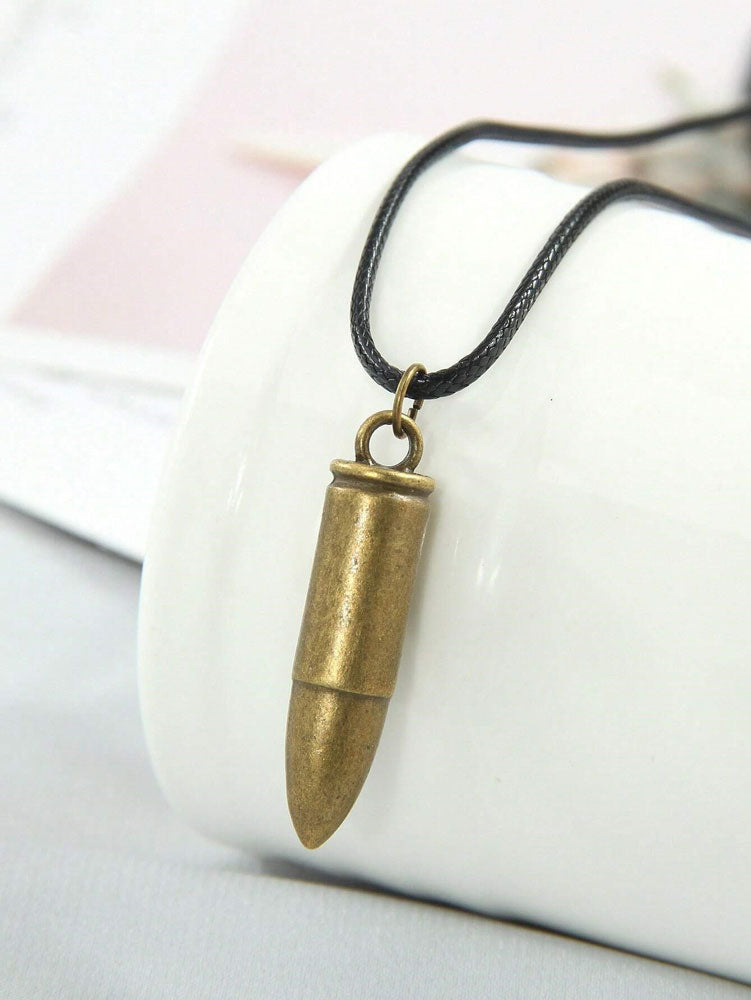 Bullet Pendant Necklace