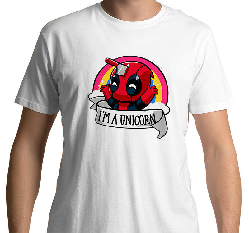 Deadpool Unicorn T-Shirt (White)