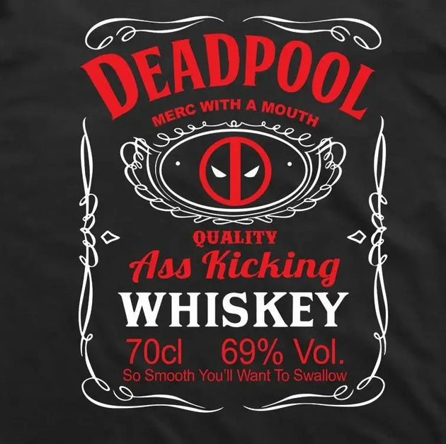 Deadpool Whiskey T-shirt (Black)