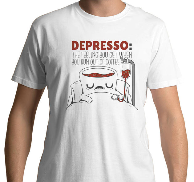 Depresso T-Shirt (White)