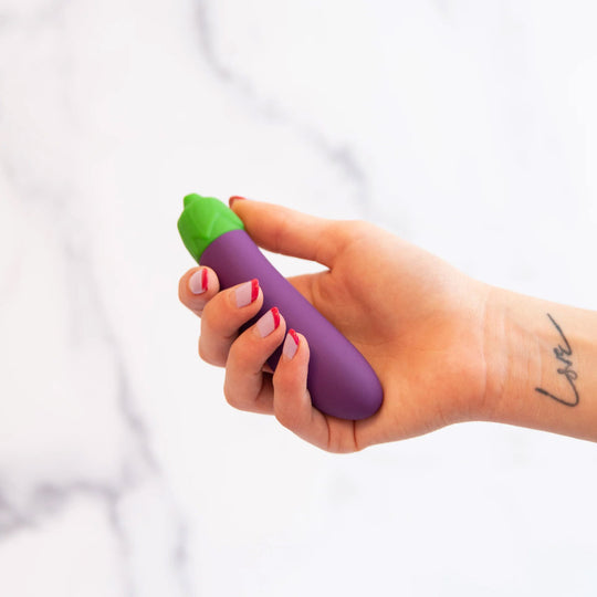 Eggplant Emojibator Vibrator (Purple)