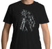 goku battle ready t-shirt black dragon ball z anime tee cotton