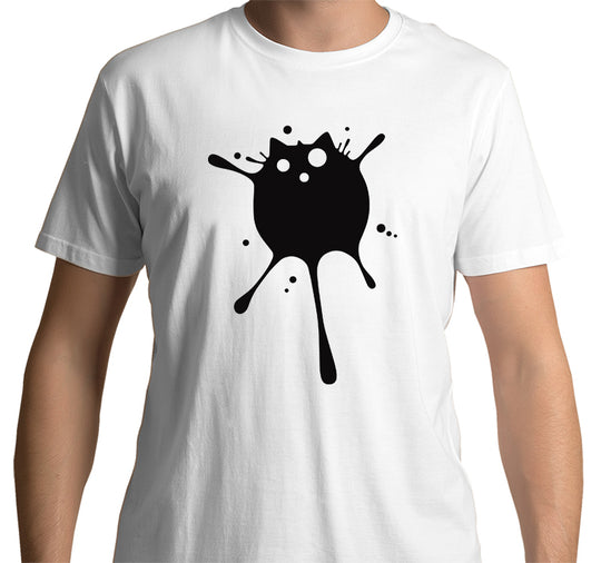 Splat Cat T-Shirt (White)