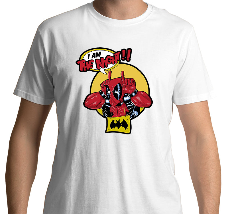 Deadpool: I am the Night T-shirt (White)