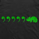 Comma Chameleon T-shirt (Black)