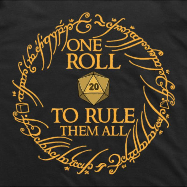 One Roll to Rule Them All T-Shirt (Black)