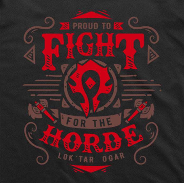 World of Warcraft (WOW): Horde T-Shirt (Black)