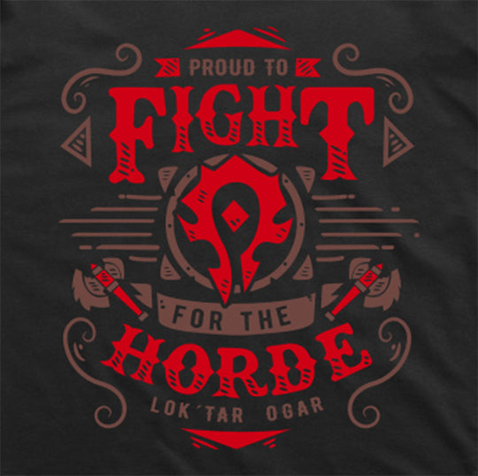 World of Warcraft (WOW): Horde T-Shirt (Black)