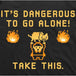 It's Dangerous to Go Alone! Take This T-Shirt (Black)