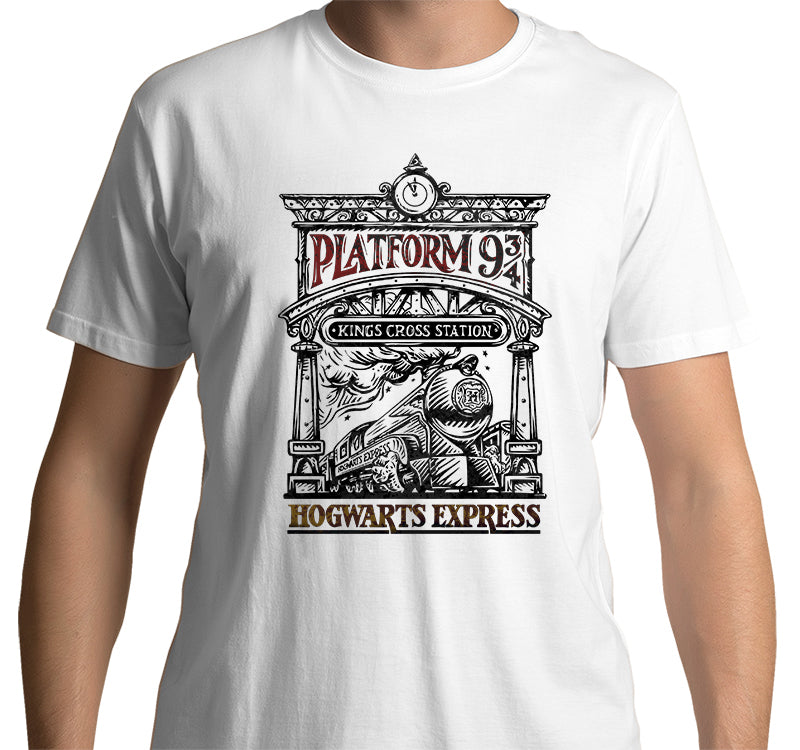 Hogwarts Express T-shirt: Kings Cross Station (White)