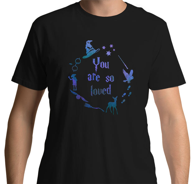 You are so Loved T-shirt (Lily to Harry) (Black)