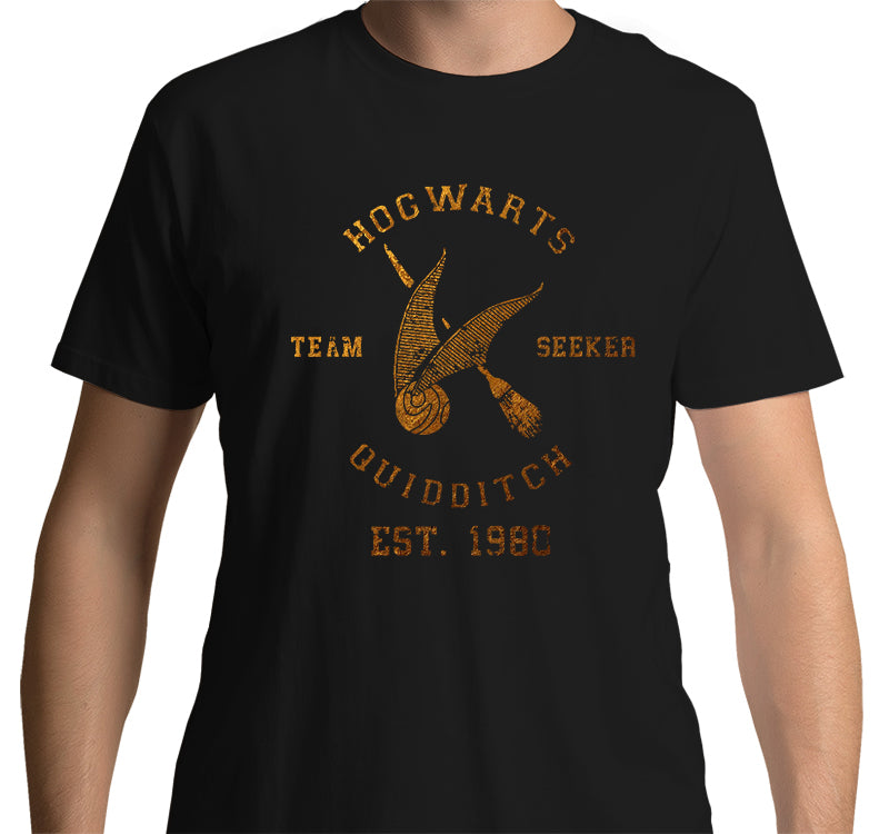 Hogwarts Quidditch T-shirt: Seeker (Black)