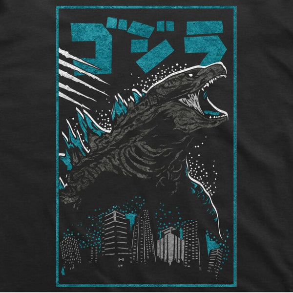 godzilla t-shirt black king of the monsters tee 