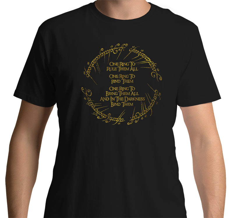 Lord of the Rings: The One Ring T-Shirt (Black)