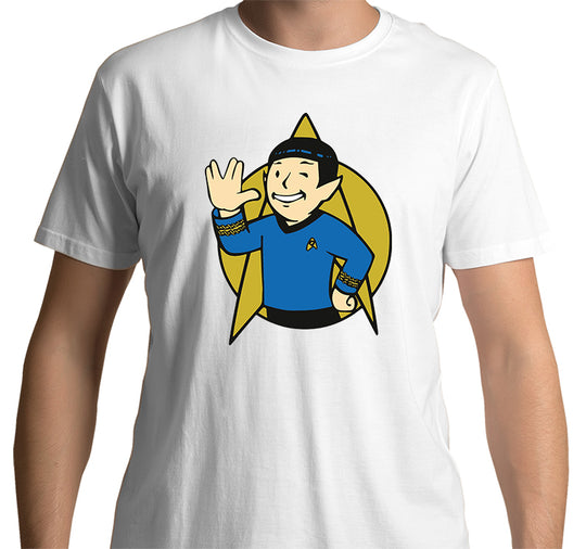 Star Trek: Stylized Spock T-shirt (White)