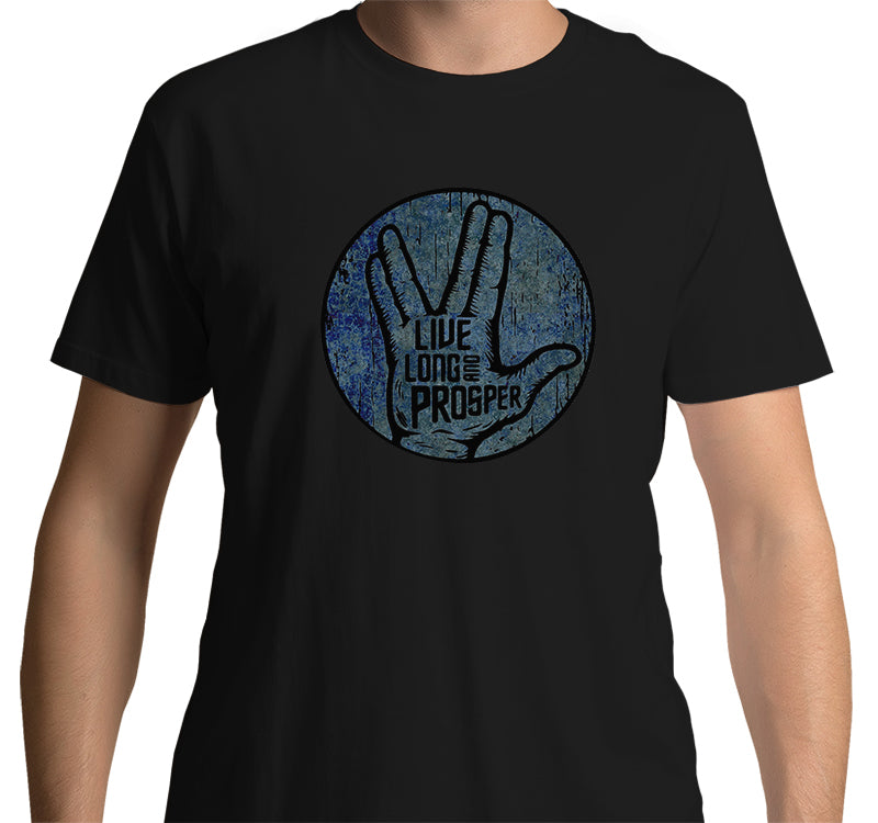 Star Trek: Live Long and Prosper T-Shirt (Black)