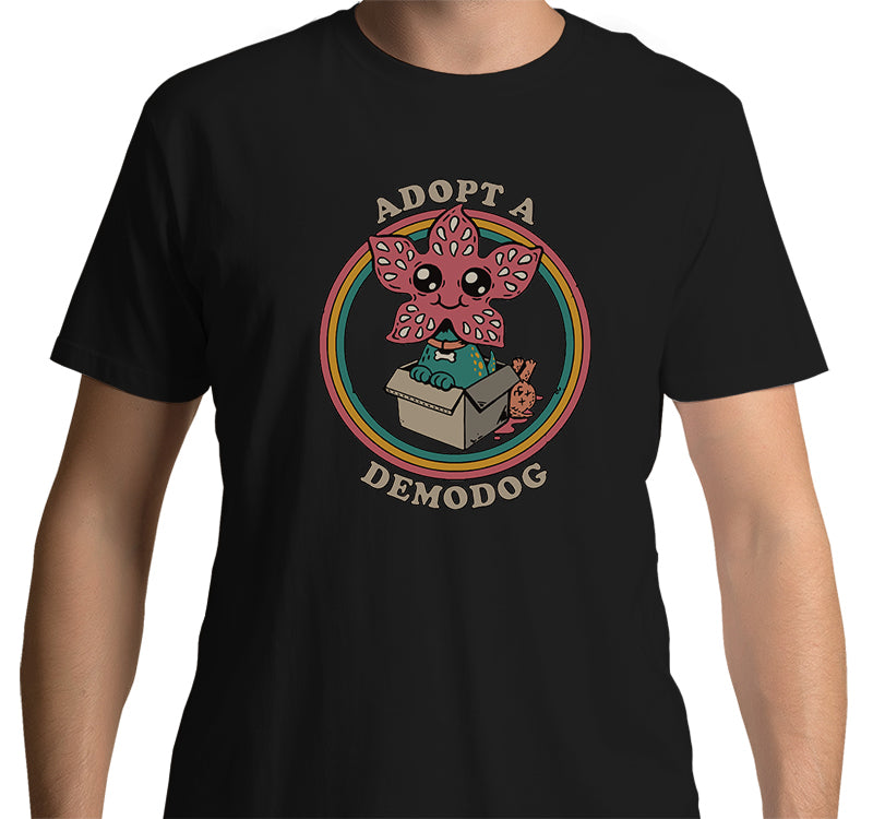 Stranger Things: Adopt a Demodog T-Shirt (Black)