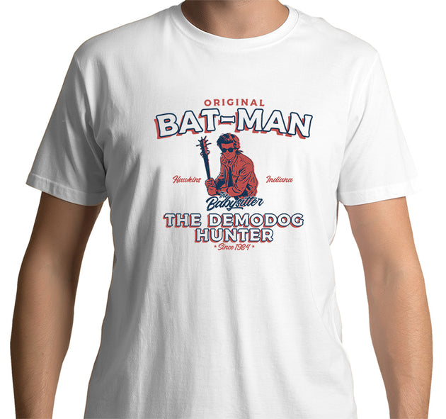 Stranger Things: The Original Bat Man T-Shirt (White)