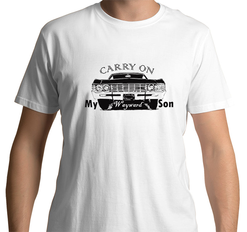 Supernatural: Carry on my Wayward Son T-Shirt (White)