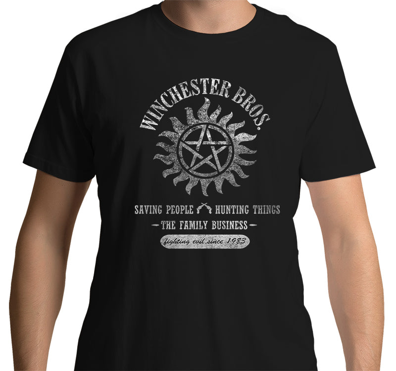 Supernatural: Winchester Brothers T-Shirt (Black)