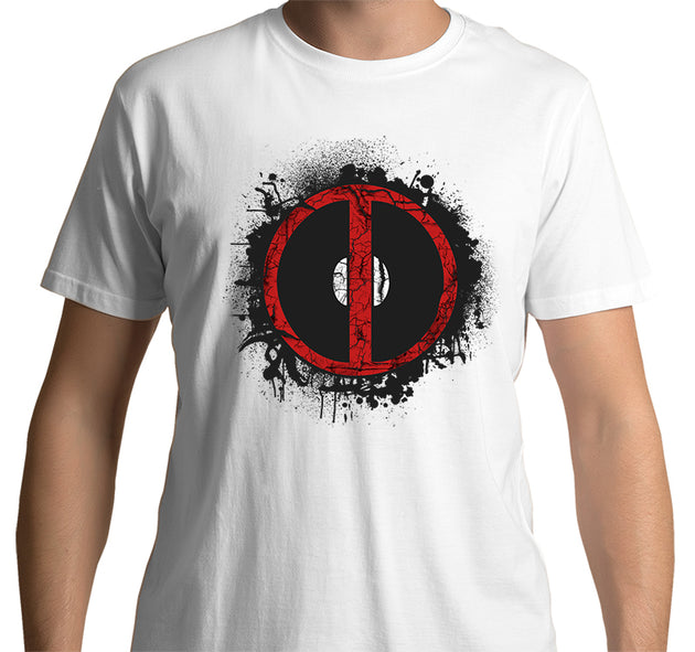 Deadpool Abstract T-Shirt (White)