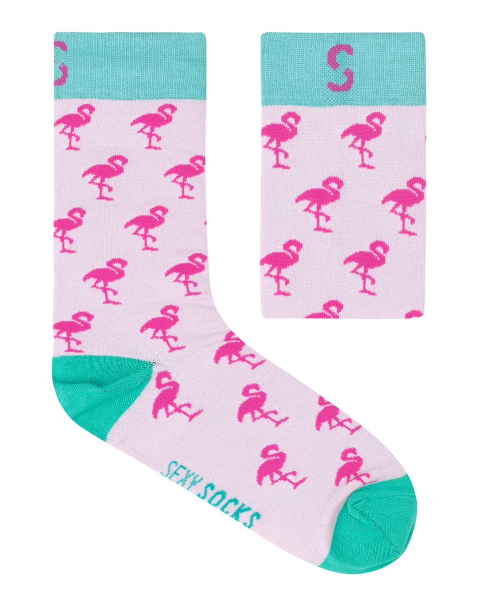 Flamingos Cotton Socks