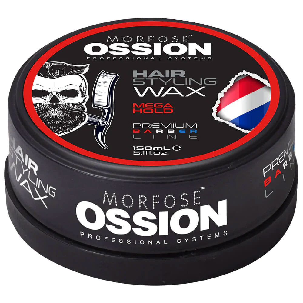 OSSION Premium Barber Hair Styling Wax - Mega Hold (150ml)