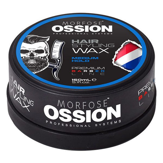 OSSION Premium Barber Hair Styling Wax - Medium Hold (150ml)