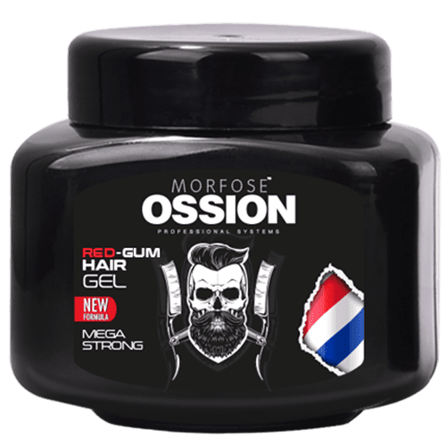 OSSION Premuim Barber Red-Gum Mega Strong Hair Gel - 300ml