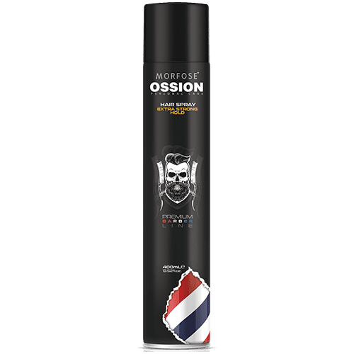 OSSION Premium Barber Hair Spray - Extra Strong Hold (400ml)