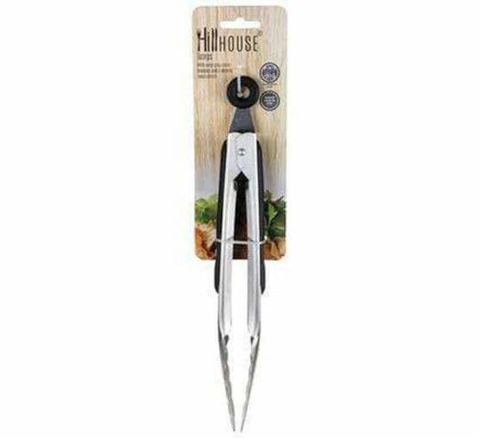 Hill House Rubber Grip Braai Tongs (23cm)