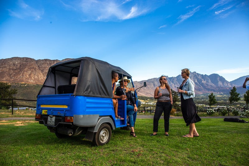 Full Day Tuk Tuk Wine Tasting for One | Franschhoek