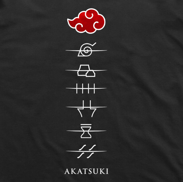 Naruto Akatsuki T-shirt (Black)